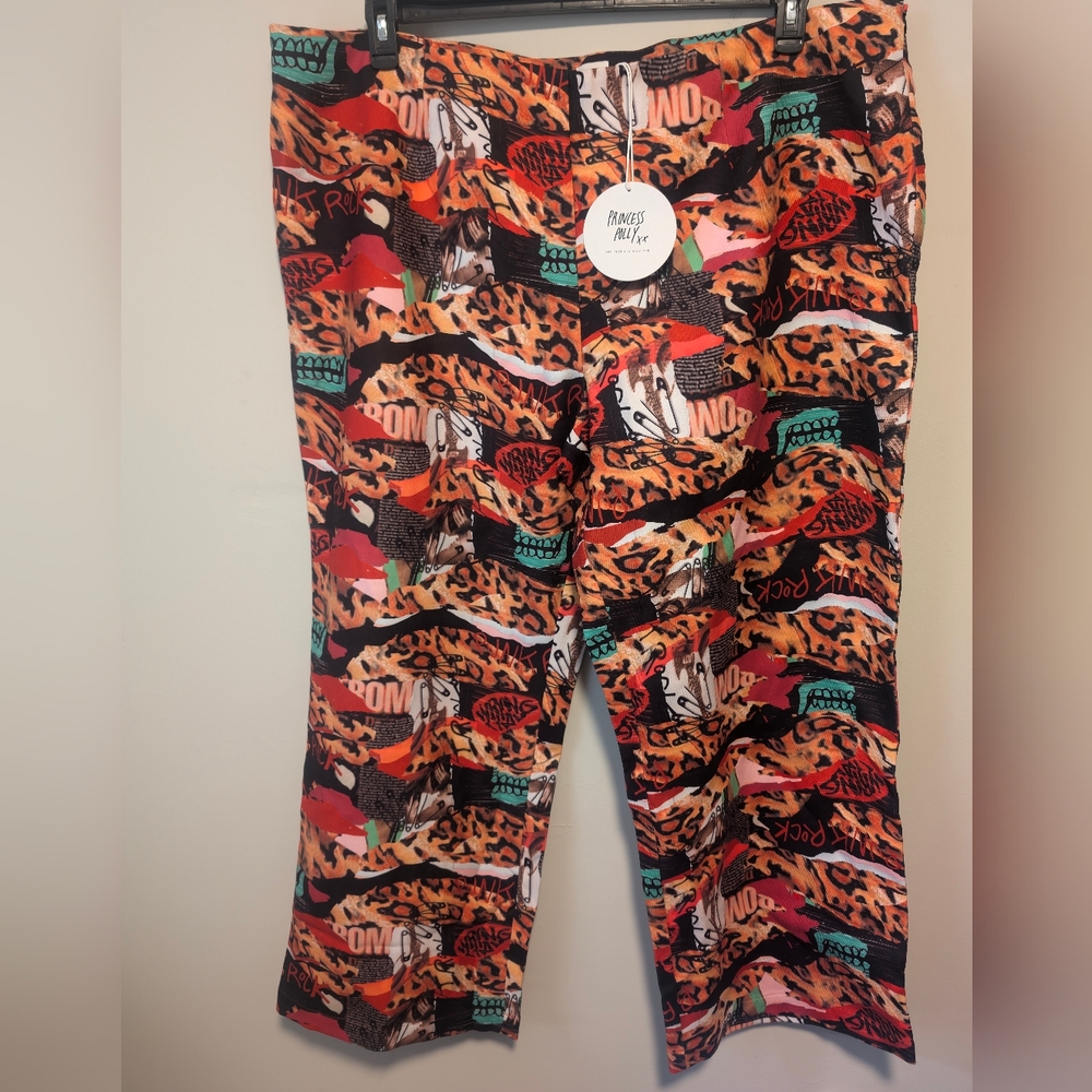 Princess Polly XX Womens Main Stage Low Rise Multi Curve Side  Zip NWT  Size 20